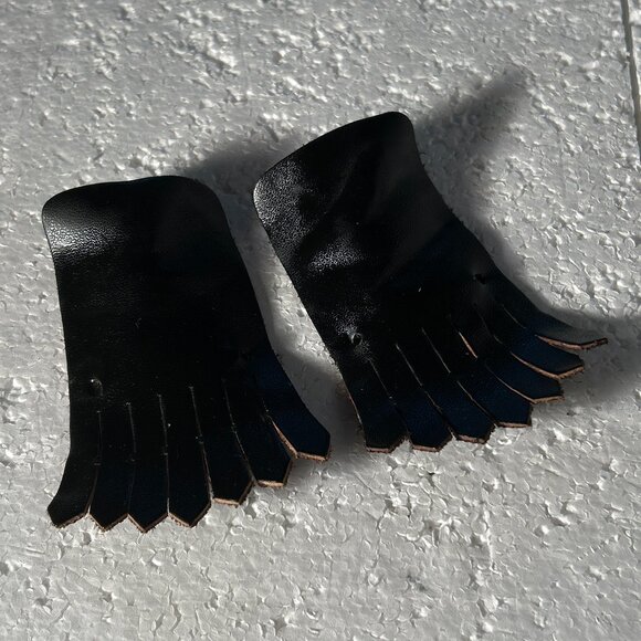 Justin SZ 8 Mckean 7" Black Leather Lace-Up Roper Boot Cottage Western Prairie - Picture 11 of 15